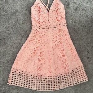 Lovers + Friends Pink Bellini Dress
